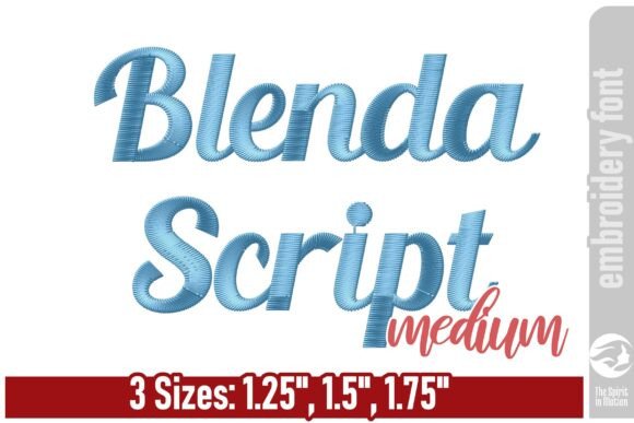 Blenda Script Font Medium Review for Real Embroidery Projects