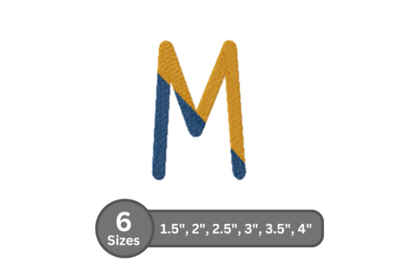 Chalk Split Alphabet -M