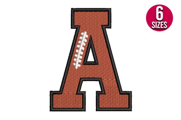 Football Font Alphabet Letter a: An Embroidery Designer's Review