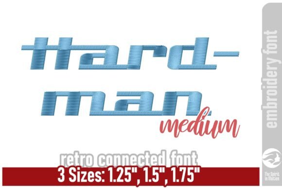 Hardman Retro Embroidery Font – Medium Review