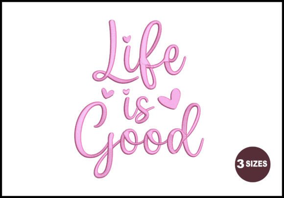 Life is Good Embroidery Design Review for Boutique Sweatshirts