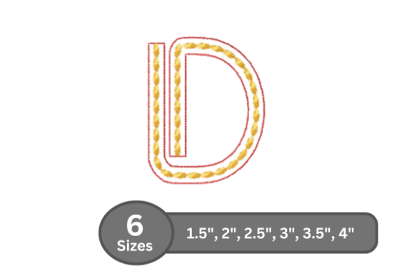 Rope Twist Alphabet -D: A Craft Fair Embroidery Review