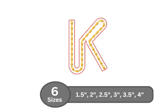 Rope Twist Alphabet -K: Craft Fair Ready or Not?