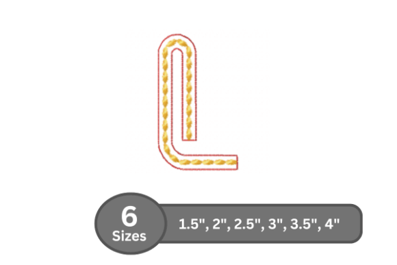 Rope Twist Alphabet -L: A Professional Embroidery Design Review