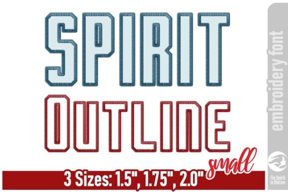 Spirit Outline Embroidery Font: A Designer's Review